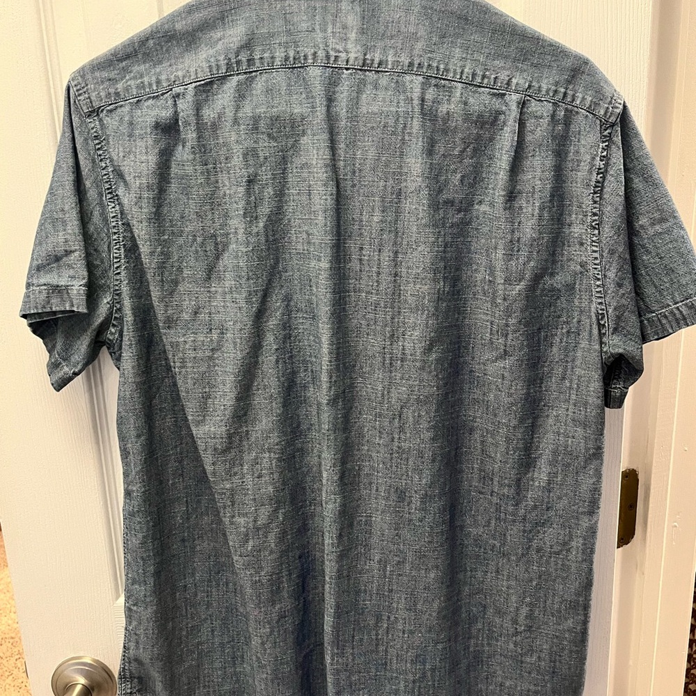 J.Crew Short Sleeve Chambray Shirt - Picture 3 of 3